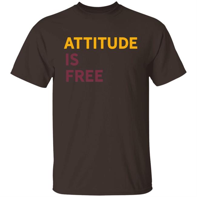 Washington 3 Line Attitude Is Free T Shirt