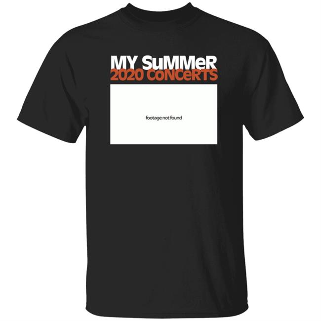 Consequence Shop Summer 2020 Concert T Shirt Hoodie