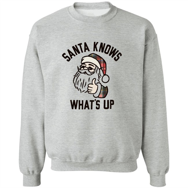 Old Navy Santa Knows Whats Up Tee Shirt Old Navy Santa Knows Whats Up Tee Shirt