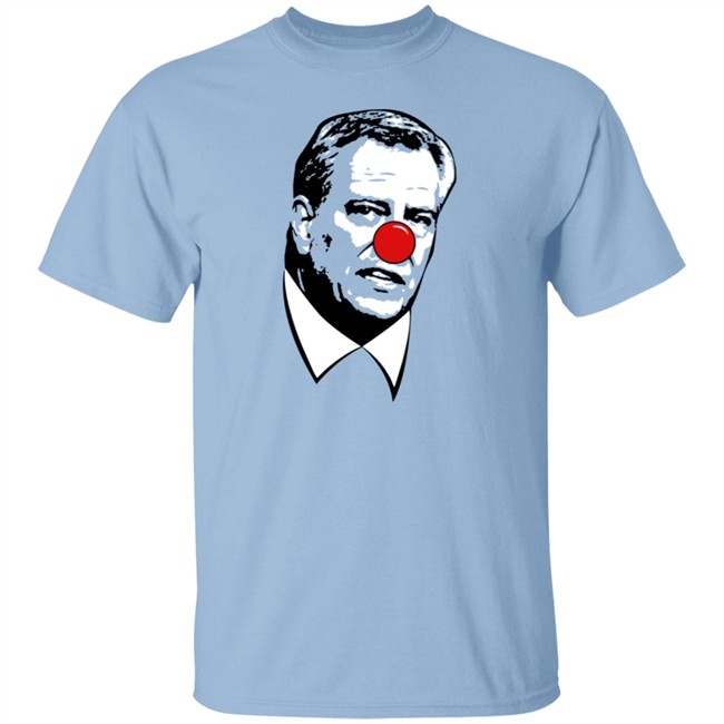 Barstool Merch Bill De Blasio Clown Nose T Shirt