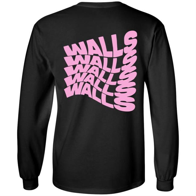 Louis Tomlinson Merch Smiley Walls Pink Print Hoodie Louis Tomlinson Merch Smiley Walls Pink Print Hoodie