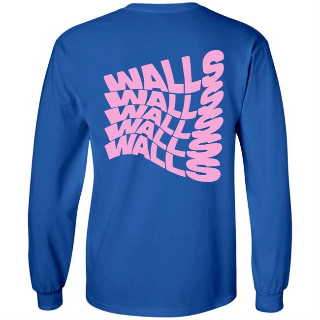 Louis Tomlinson Merch Smiley Walls Pink Print Hoodie Louis Tomlinson Merch Smiley Walls Pink Print Hoodie