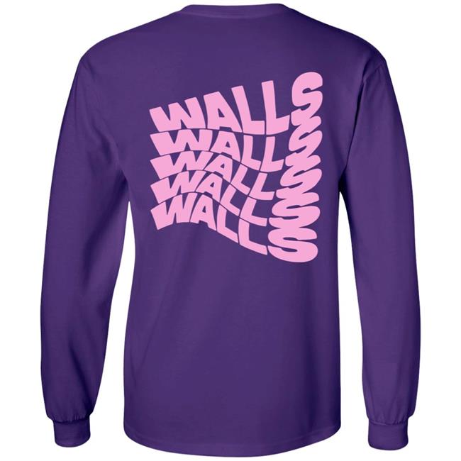 Louis Tomlinson Merch Smiley Walls Pink Print Hoodie Louis Tomlinson Merch Smiley Walls Pink Print Hoodie