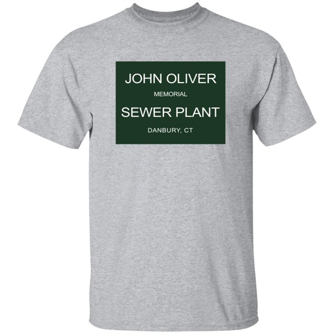 John Oliver Memorial Sewer Plant T Shirt John Oliver Memorial Sewer Plant T Shirt