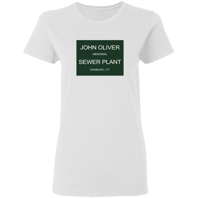 John Oliver Memorial Sewer Plant T Shirt John Oliver Memorial Sewer Plant T Shirt