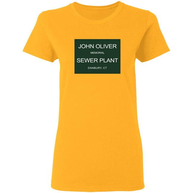 John Oliver Memorial Sewer Plant T Shirt John Oliver Memorial Sewer Plant T Shirt