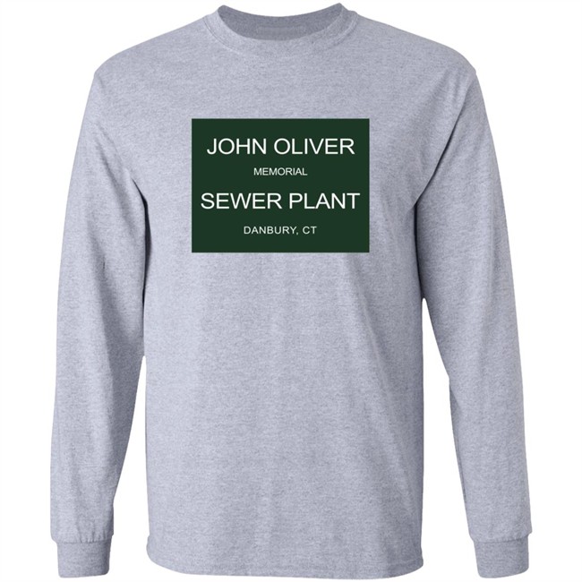John Oliver Memorial Sewer Plant T Shirt John Oliver Memorial Sewer Plant T Shirt