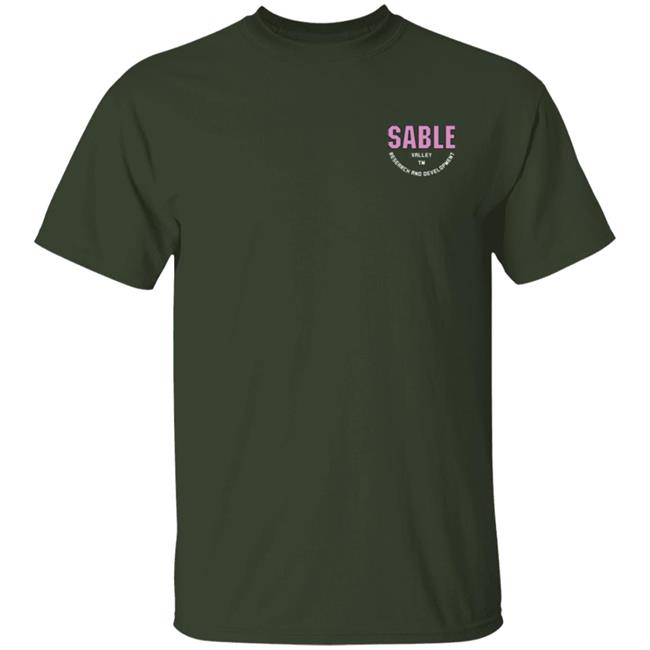 Sable Valley Merch Research And Development Tee Shirt