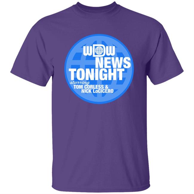 WDW News Tonight T Shirt WDW News Tonight T Shirt