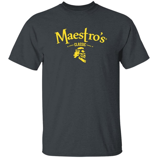 Maestro's Classic Black Gold Logo Tee Maestro's Classic Black Gold Logo Tee