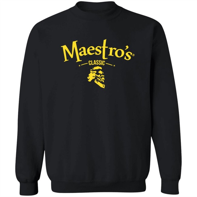 Maestro's Classic Black Gold Logo Tee Maestro's Classic Black Gold Logo Tee