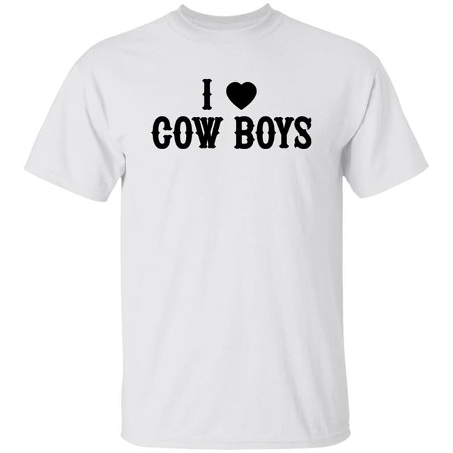 I Love Cowboys T Shirt