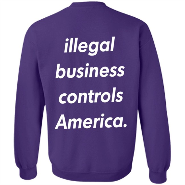 Illegal Business Controls America Hoodie Illegal Business Controls America Hoodie