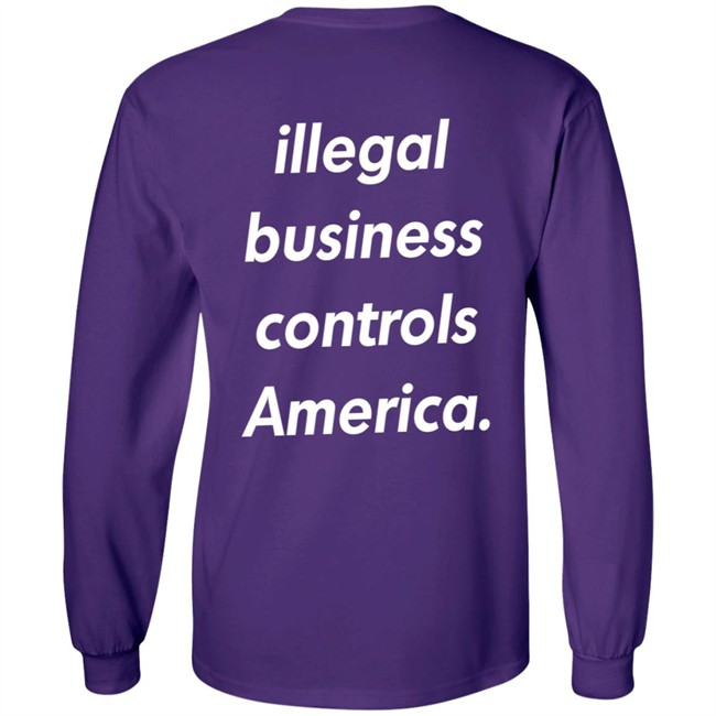Illegal Business Controls America Hoodie Illegal Business Controls America Hoodie