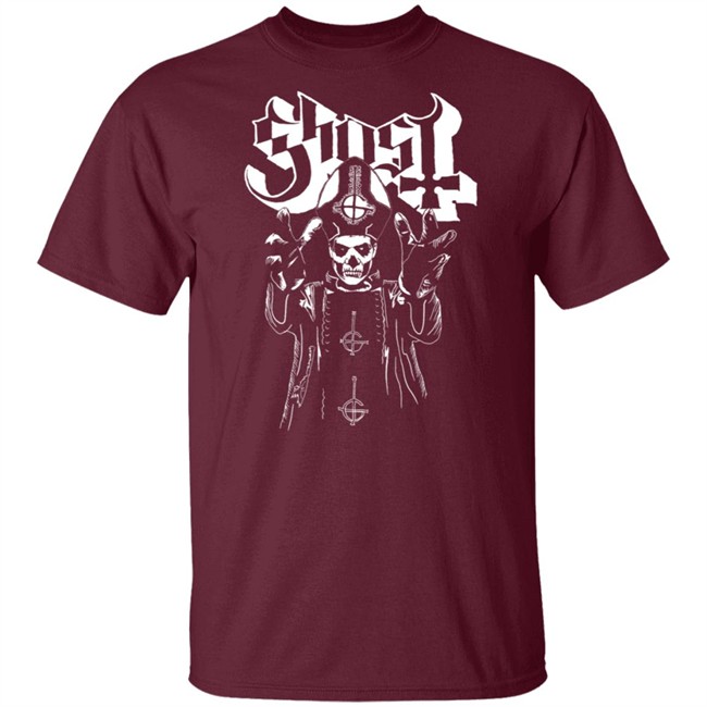Global Merch Brooklynvegan Ghost Papa Wrath T Shirt Global Merch Brooklynvegan Ghost Papa Wrath T Shirt
