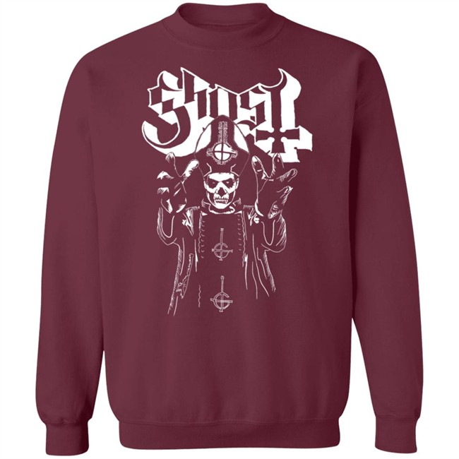 Global Merch Brooklynvegan Ghost Papa Wrath T Shirt Global Merch Brooklynvegan Ghost Papa Wrath T Shirt