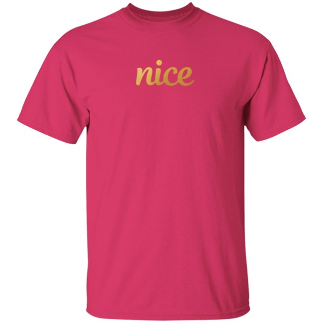 Daltoosh Merch Nice Gold Foil T Shirt Daltoosh Merch Nice Gold Foil T Shirt