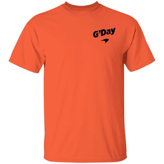 Mc Laren Store Merch Daniel Ricciardo G'Day T Shirt