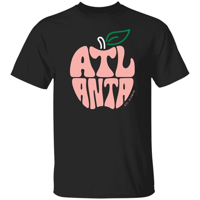 Atlalumni Merch Atl Alumni Store Atl Peach Tee Shirt Atl Anta Peach Tee