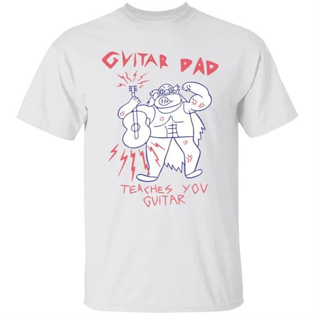 Steven Universe Merch Cartoon Network Guitar Dad Teaches You Guitar Advertisement Shirt