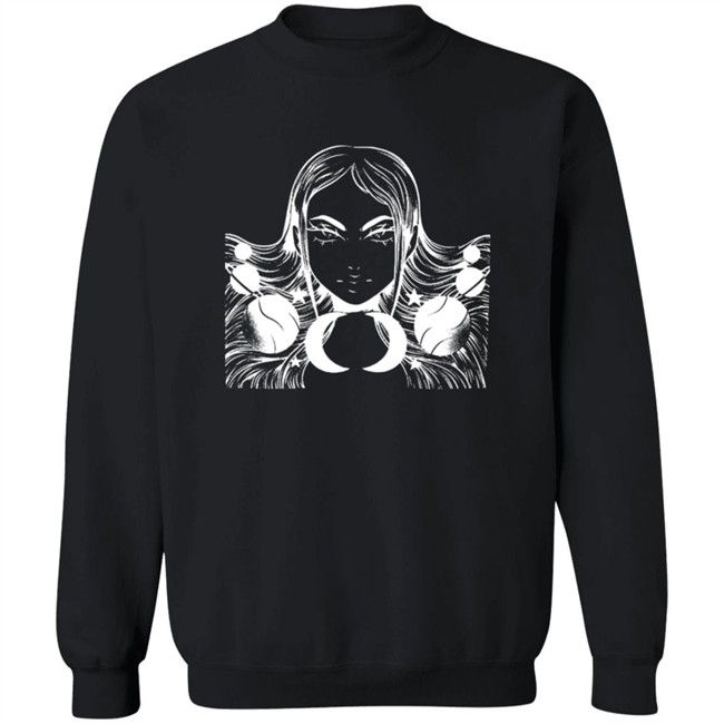Cheerful Art And Design Merch Celestial Witch Sweatshirt