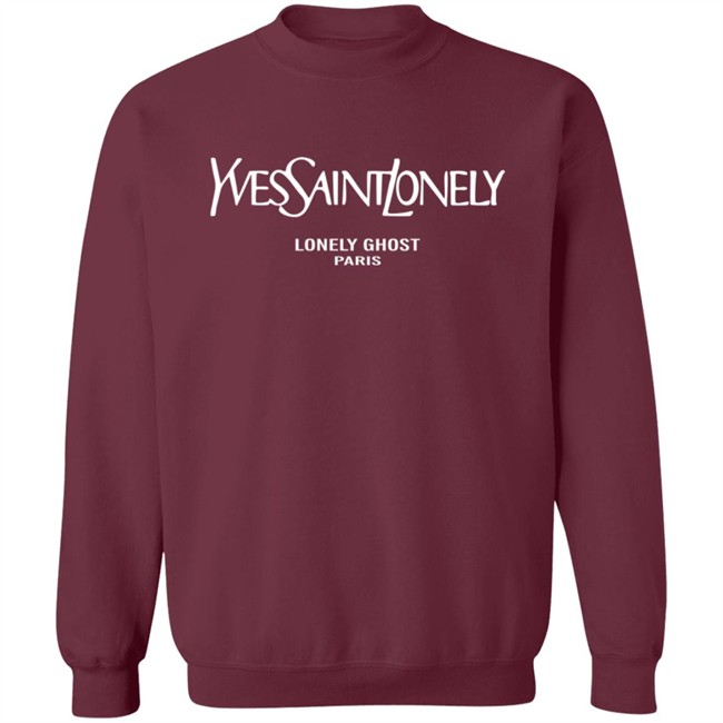 Lonely Ghost Merch Yves Saint Lonely Tee Shirt Lonely Ghost Merch Yves Saint Lonely Tee Shirt