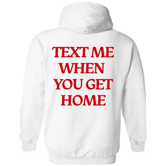 Lonely Ghost Merch Text Me Hoodie White Lonely Ghost Merch Text Me Hoodie White