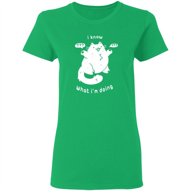 Crowlines Merch I Know What I'm Doing Clueless Cat T Shirt Crowlines Merch I Know What I'm Doing Clueless Cat T Shirt
