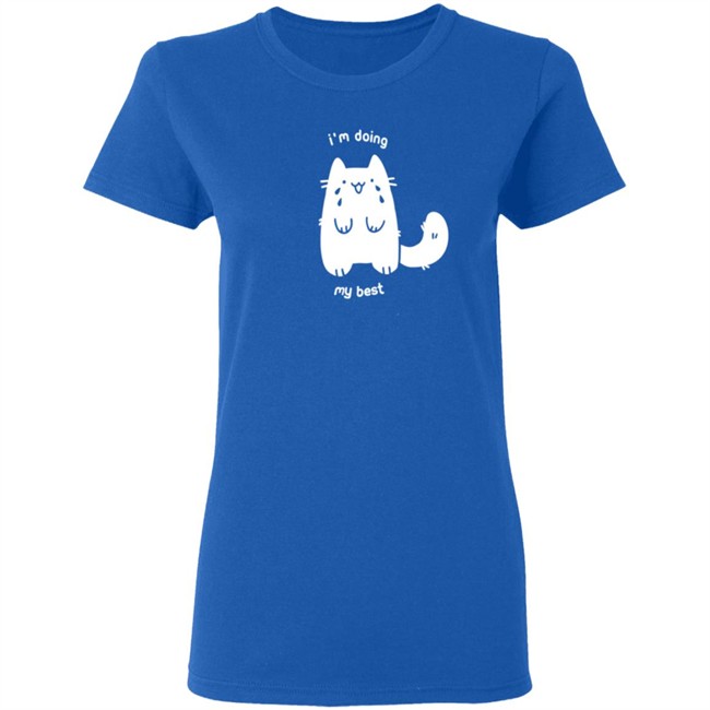 Crowlines Merch I'm Doing My Best Crying Cat T Shirt Crowlines Merch I'm Doing My Best Crying Cat T Shirt