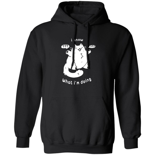 Crowlines Merch I Know What I'm Doing Clueless Cat T Shirt Crowlines Merch I Know What I'm Doing Clueless Cat T Shirt