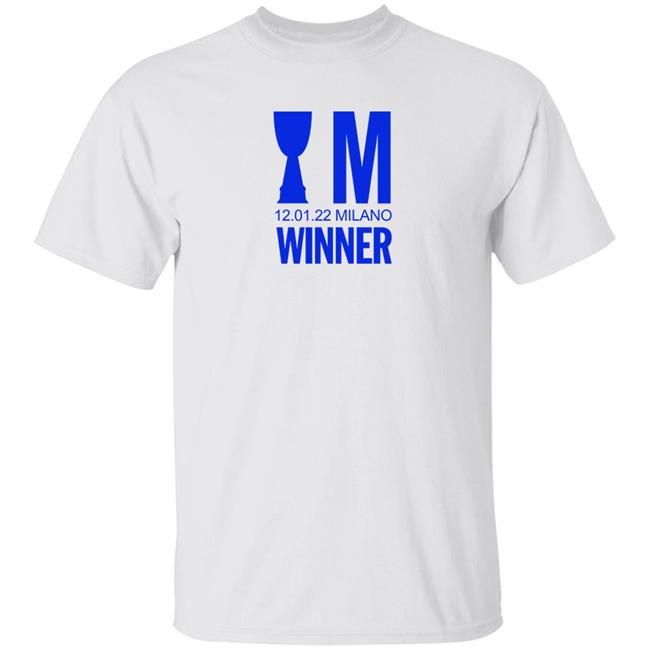 I M Winner 12.01.22 Milabo T-Shirt I M Winner Scopri LA Shirt Celebrativa I M Winner INTER Shirt