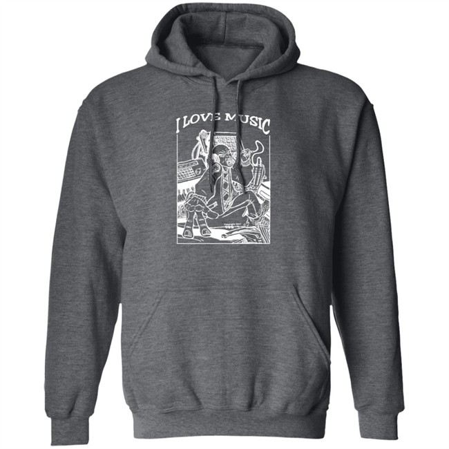 Merch4peace Merch I Love Music Tee Shirt Merch4peace Merch I Love Music Tee Shirt