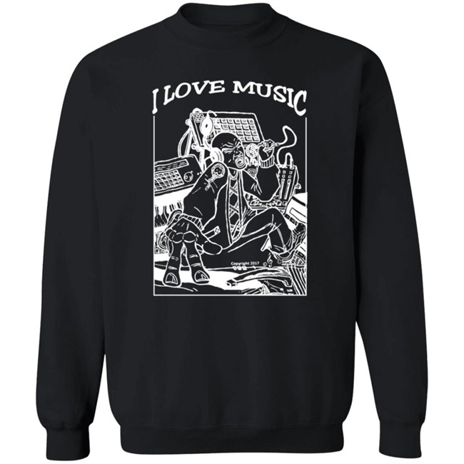 Merch4peace Merch I Love Music Tee Shirt Merch4peace Merch I Love Music Tee Shirt