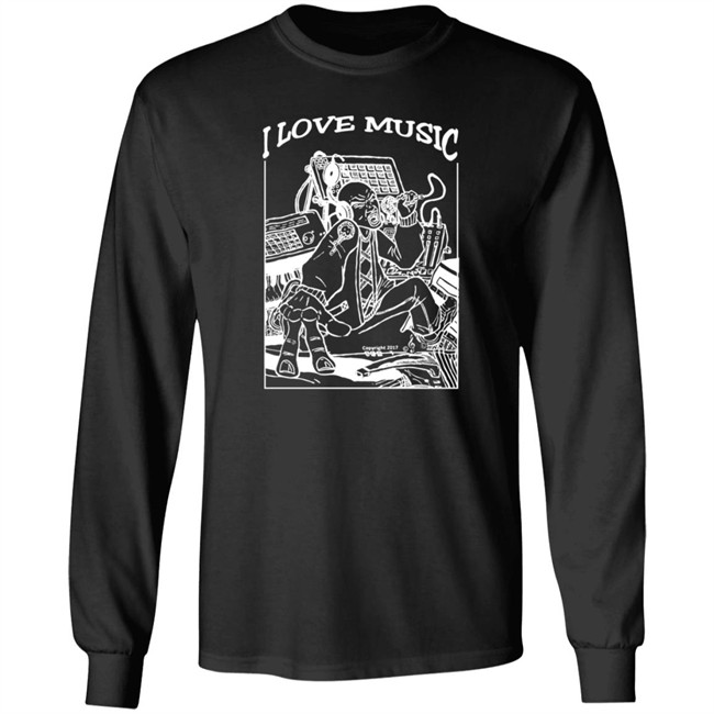Merch4peace Merch I Love Music Tee Shirt Merch4peace Merch I Love Music Tee Shirt