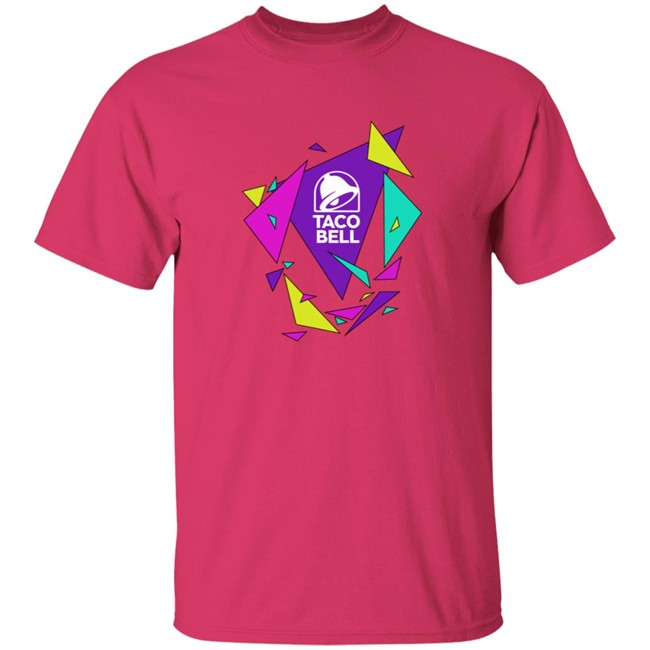 Taco Bell Ta Co Shop Gavin Dempsey Taco Bell Geometric Logo Shirt Taco Bell Ta Co Shop Gavin Dempsey Taco Bell Geometric Logo Shirt