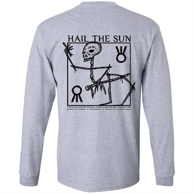 Hail The Sun Merch Sigil Ice Blue Long Sleeve T Shirt Hail The Sun Merch Sigil Ice Blue Long Sleeve T Shirt