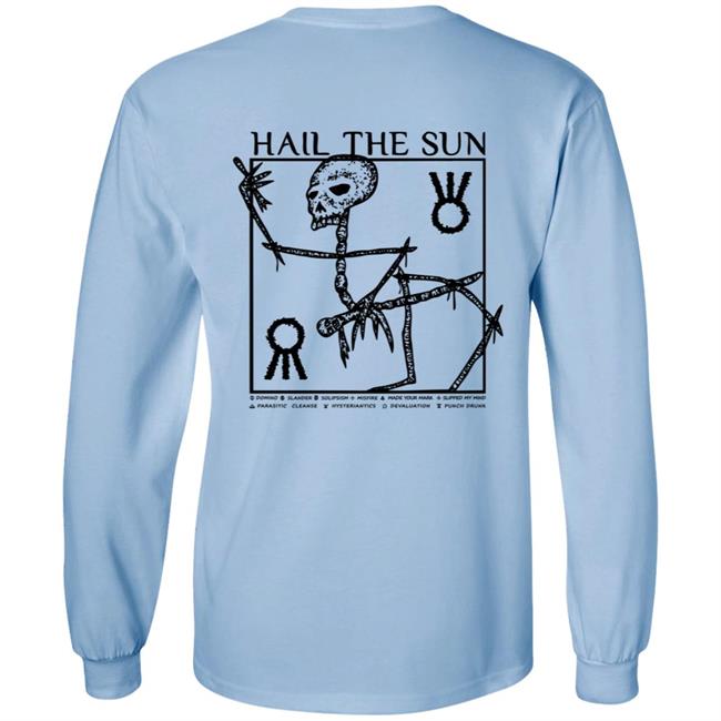 Hail The Sun Merch Sigil Ice Blue Long Sleeve T Shirt Hail The Sun Merch Sigil Ice Blue Long Sleeve T Shirt