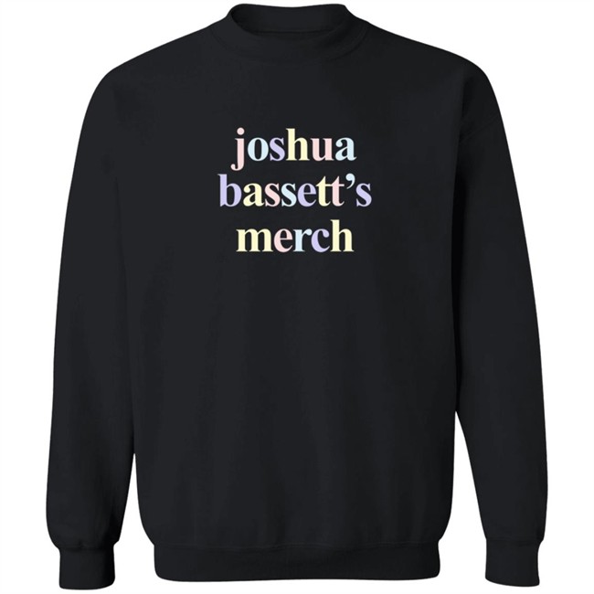 Joshua Bassett's Merch Logo Black Shirt Hoodie Joshua Bassett's Merch Logo Black Shirt Hoodie