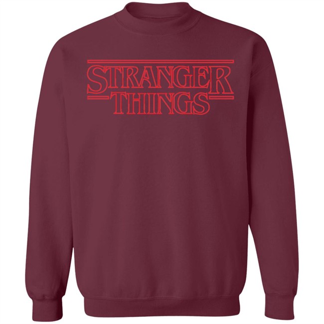 Stranger Things Logo Netflix Movie Sweatshirt Stranger Things Logo Netflix Movie Sweatshirt