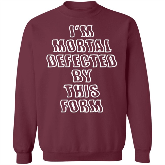 Melanie Martinez Merch I’M Mortal Defected By This Form Sweatshirt Hoodie Melanie Martinez Merch I’M Mortal Defected By This Form Sweatshirt Hoodie