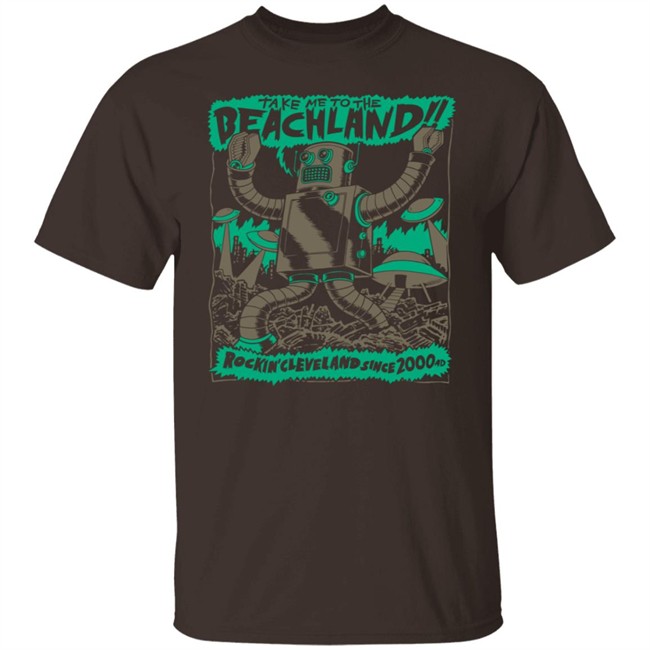 Beachlandballroom Beachland Robot T Shirt