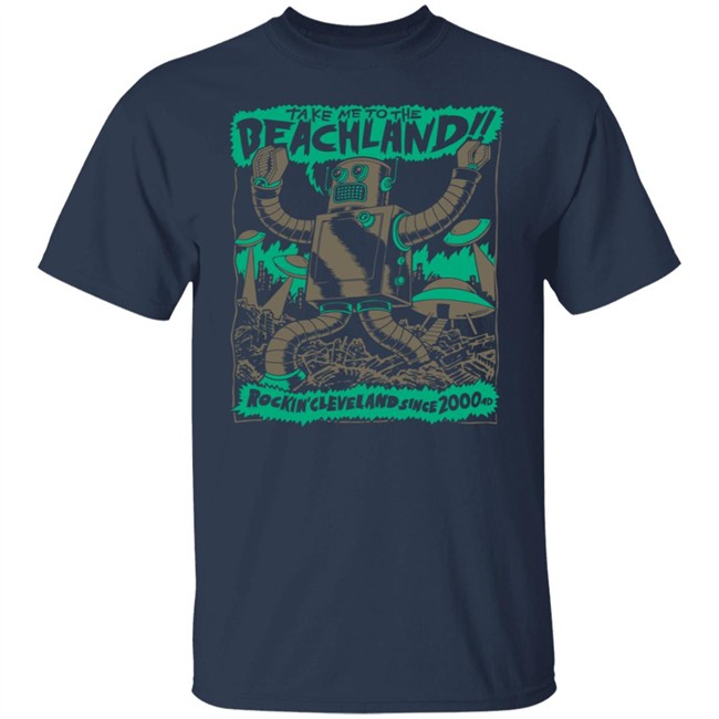 Beachlandballroom Beachland Robot T Shirt Beachlandballroom Beachland Robot T Shirt