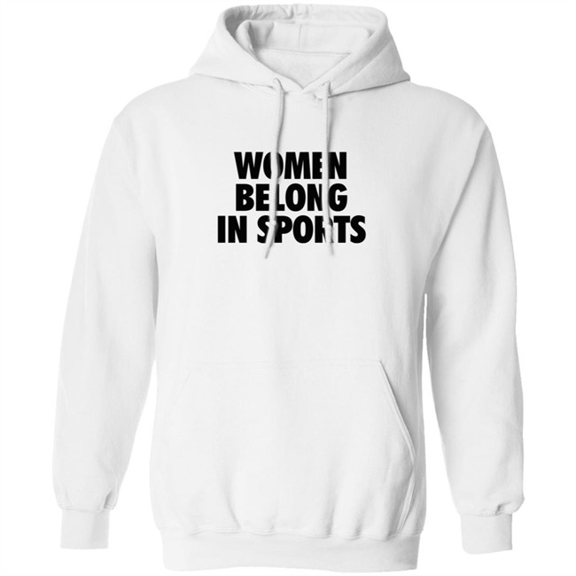 Jomboymedia Women Belong In Sports Hoodie Coach Trev T Shirt