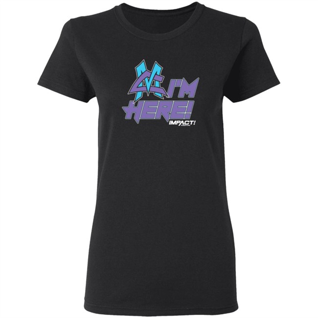 Impact Matt Cardona I'm Here Tee Shirt Impact Matt Cardona I'm Here Tee Shirt