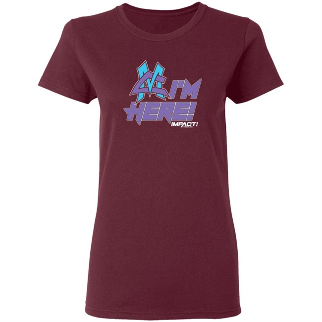 Impact Matt Cardona I'm Here Tee Shirt Impact Matt Cardona I'm Here Tee Shirt