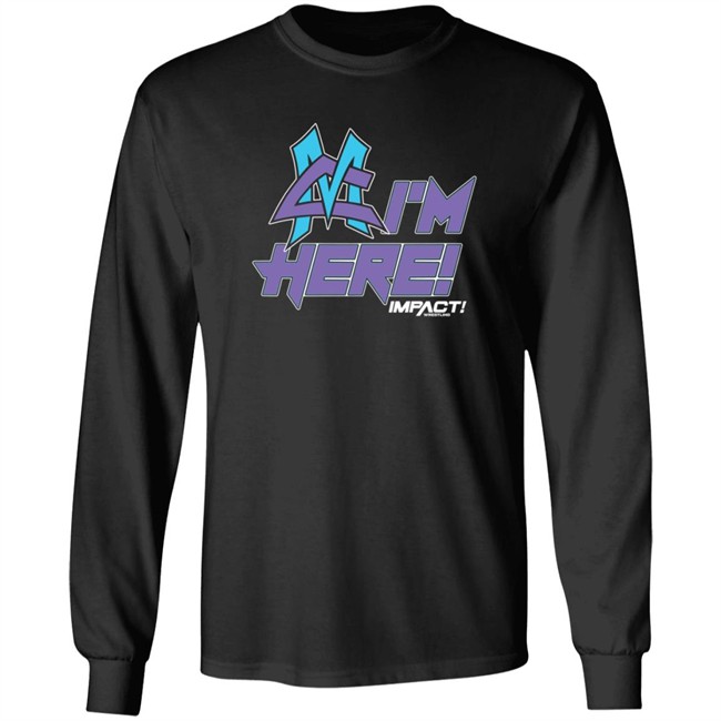Impact Matt Cardona I'm Here Tee Shirt Impact Matt Cardona I'm Here Tee Shirt