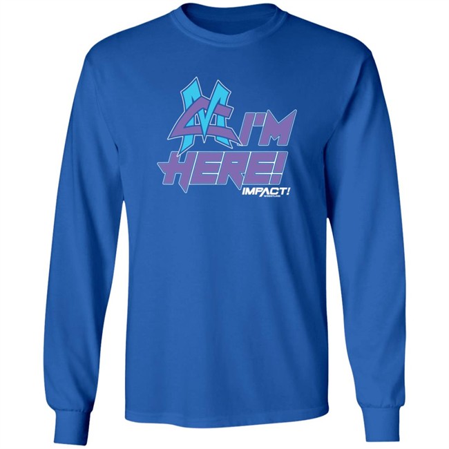 Impact Matt Cardona I'm Here Tee Shirt Impact Matt Cardona I'm Here Tee Shirt