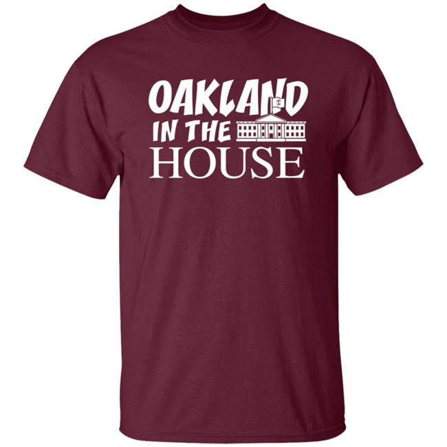 Oaklandish Oakland In The House Tee Shirt Kamala Oaklandish Oakland In The House Tee Shirt Kamala