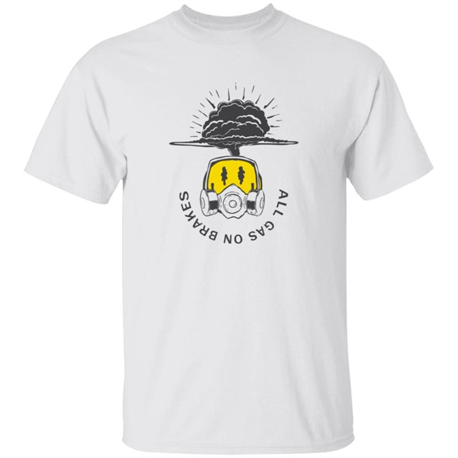 All Gas No Brakes Merch Smiley Mask Tee Shirt