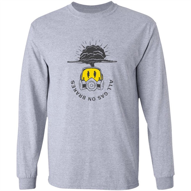 All Gas No Brakes Merch Smiley Mask Tee Shirt All Gas No Brakes Merch Smiley Mask Tee Shirt